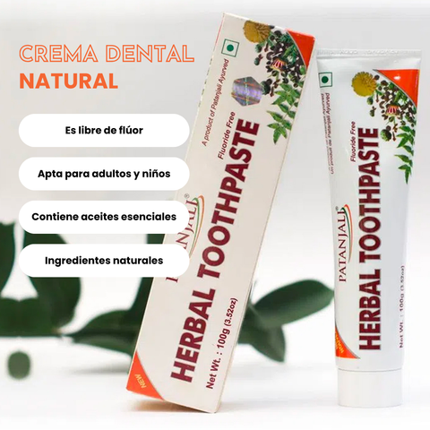 Crema Dental Libre de Químicos - Patanjali