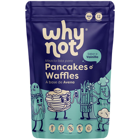Mezcla Waffles De Avena Vainilla