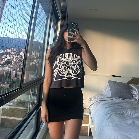 Top Negro Philadelphia (Nuevo)