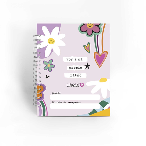 Cuaderno Mediano 5 Materias Pink