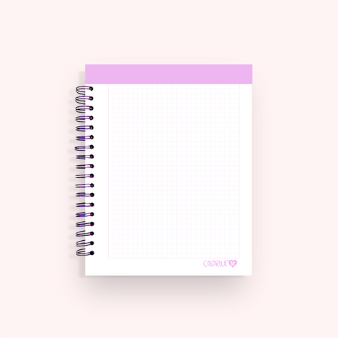 Cuaderno Mediano 5 Materias Pink