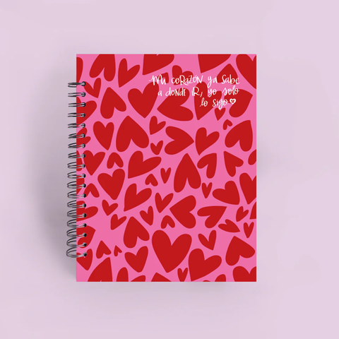 Cuaderno Corazones