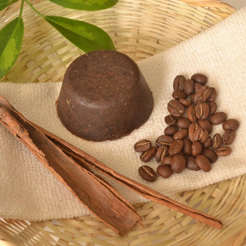 Jabón Natural Exfoliante de Café y Canela