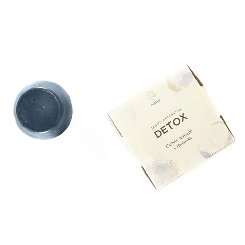 Jabón Natural Detox con Carbón Activado