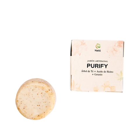 Jabón Natural Purify para el Acné