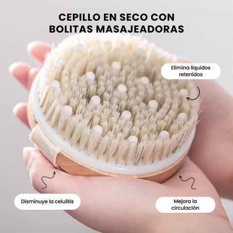 Cepillo en Seco con Bolas Masajeadoras