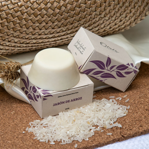 Jabón Facial Natural de Arroz