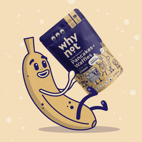 Mezcla Waffles De Avena Banano