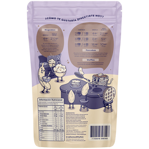 Mezcla Waffles de Almendra con Chips Chocolate