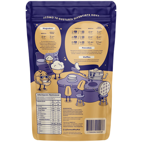 Mezcla Waffles De Avena Banano