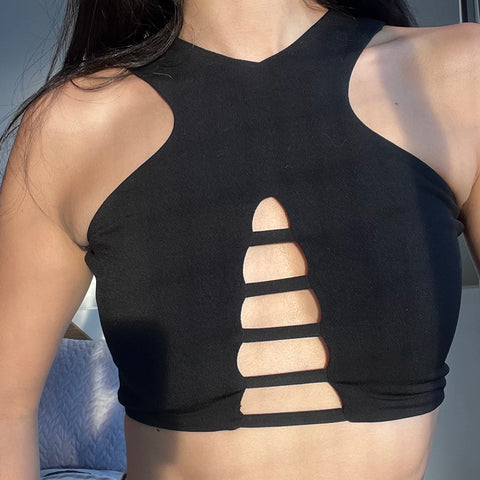 Crop Top Negro (Nuevo)