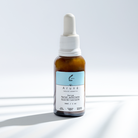 Serum exfoliante ácido glicólico 5% + láctico 5%